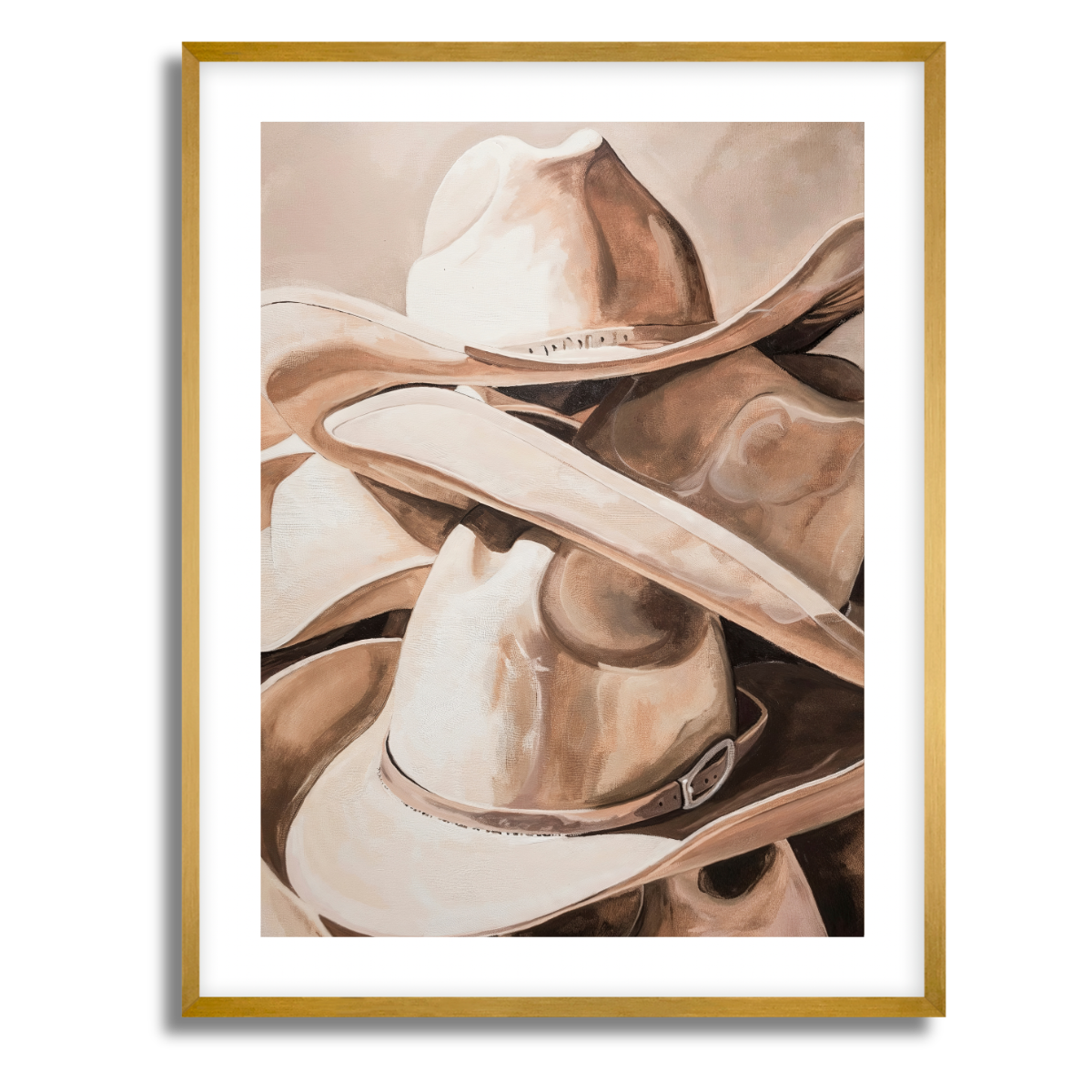 Stacked Hats Fine Art Paper Print