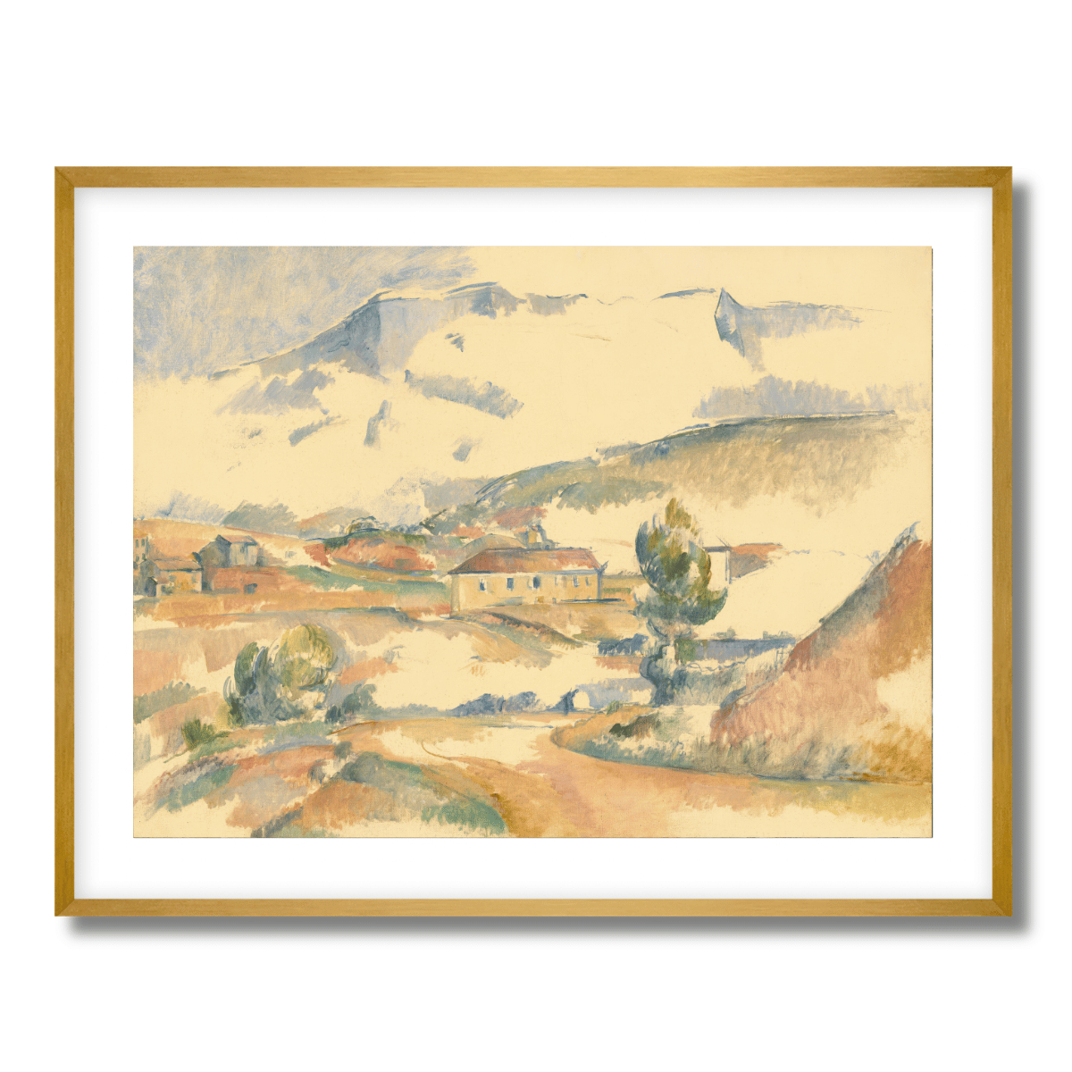 Montagne Sainte-Victoire by Paul Cezanne 1887 Fine Art Paper Print