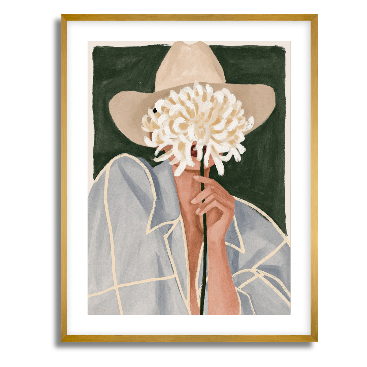 Cowgirl Mum Fine Art Paper Print