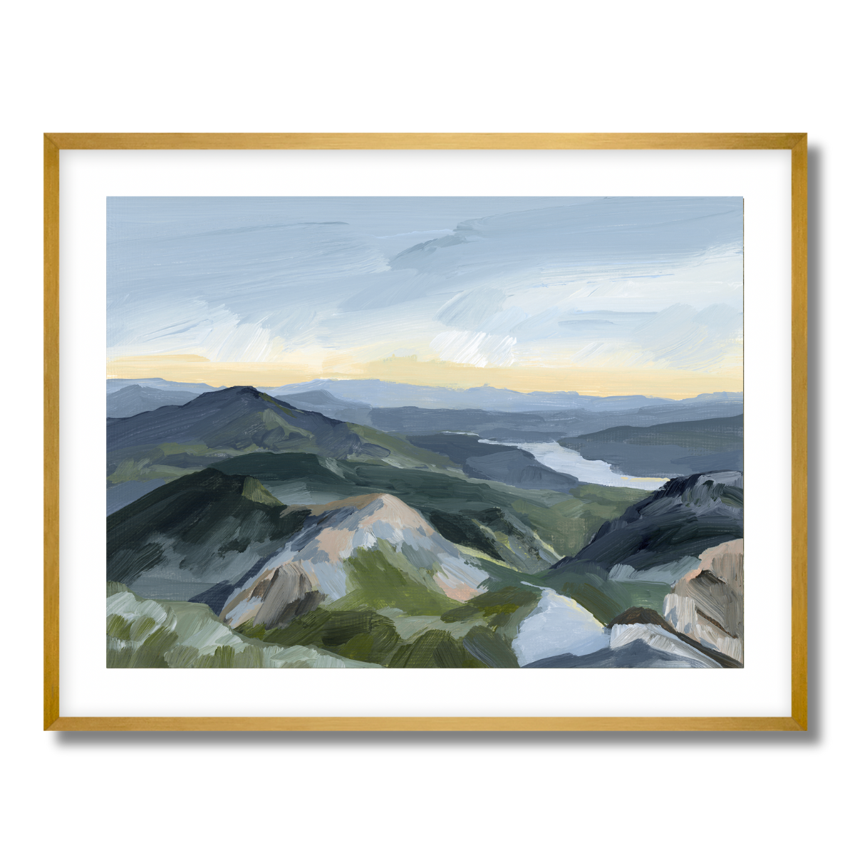 Peaks and Valleys Fine Art Paper Print