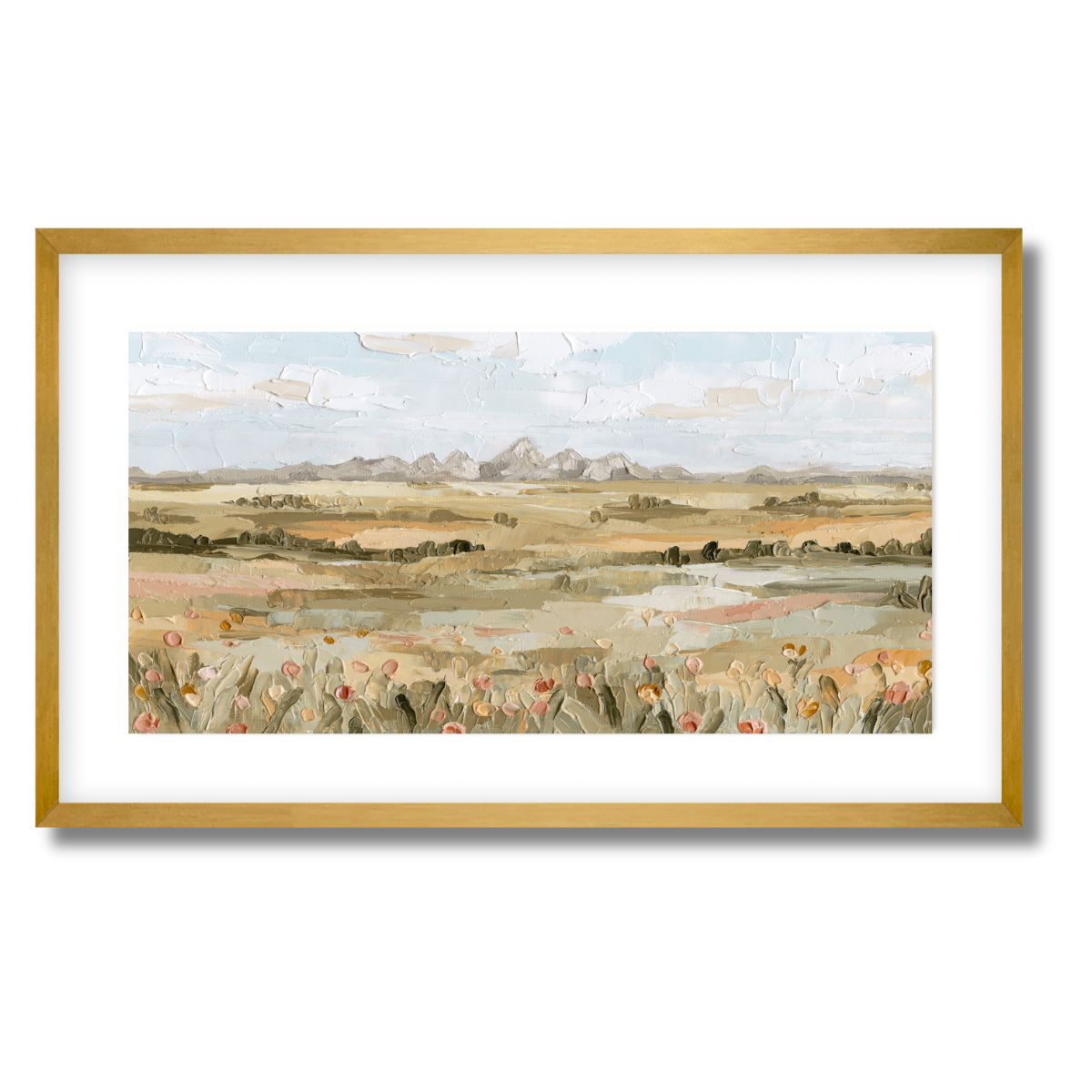 Grand Tetons Panorama Fine Art Paper Print