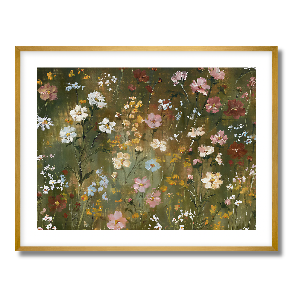 Wildflower Field Fine Art Paper Print