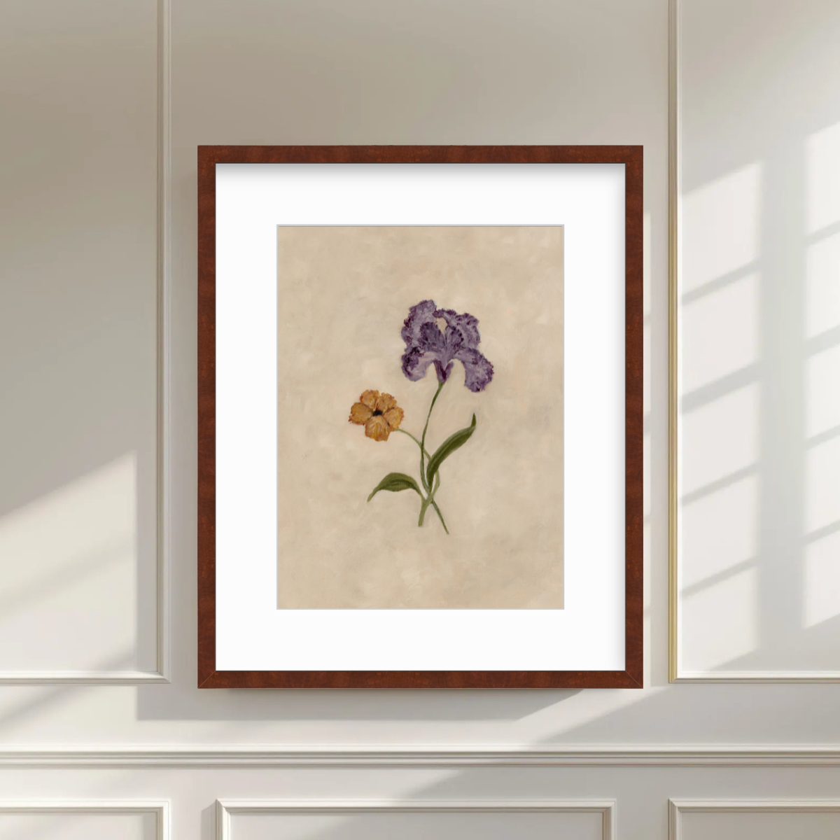 February Birth Flower Premium Fine Art Paper Print