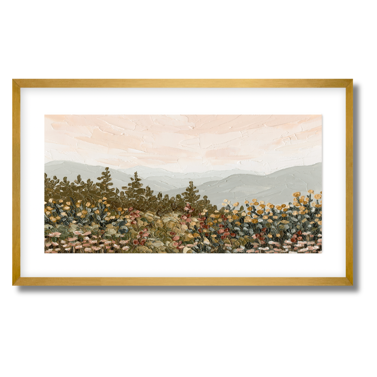 Appalachian Sunrise Panorama Fine Art Paper Print