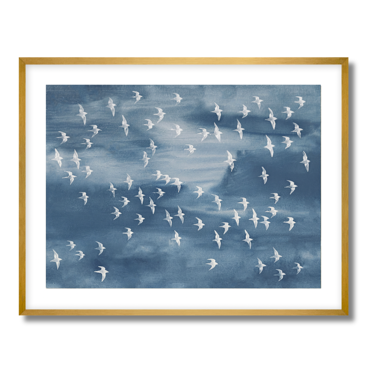 Flock of Birds Fine Art Paper Print