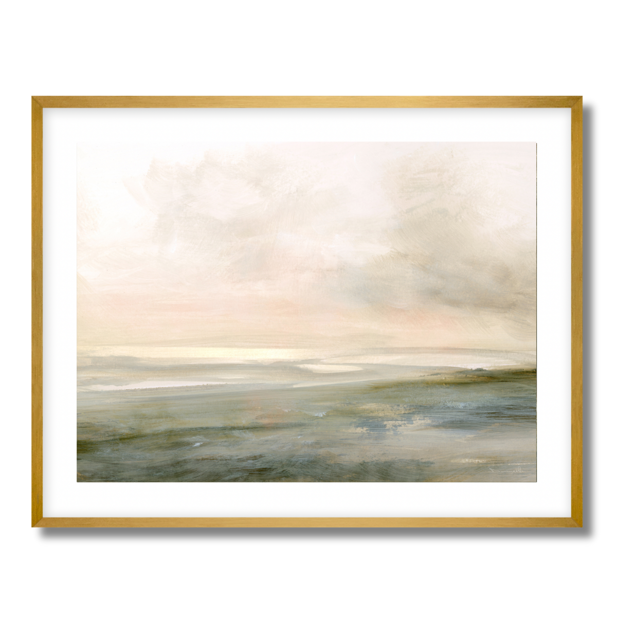 Low Tide Summer Fine Art Paper Print