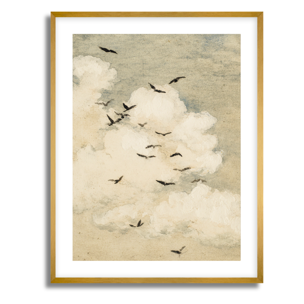 Birds Flying Fine Art Paper Print