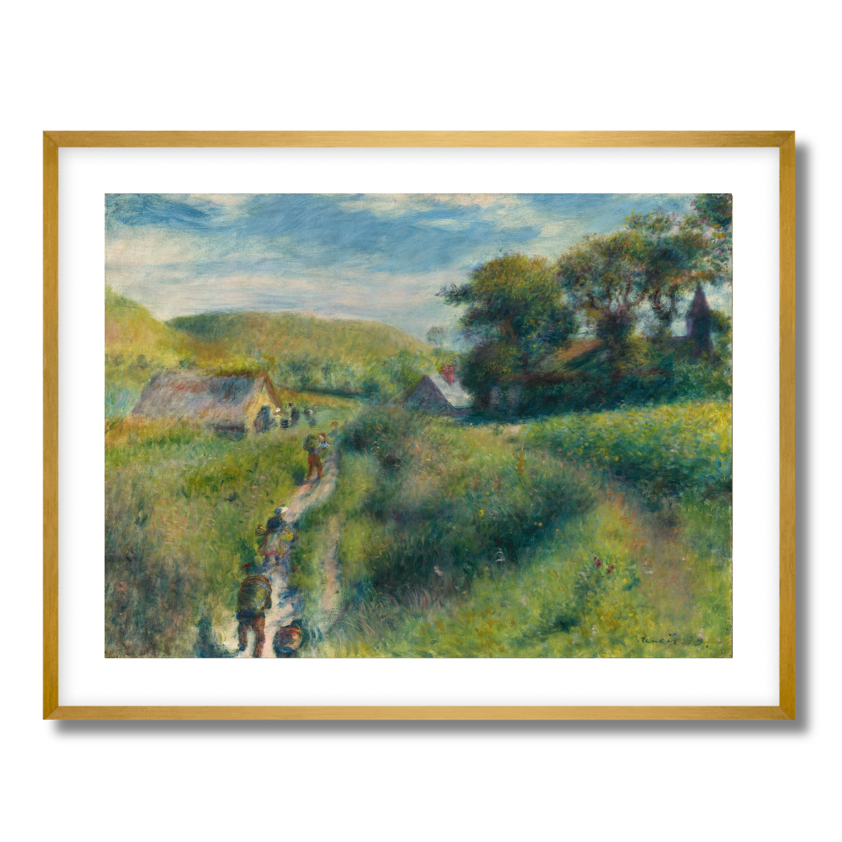 The Mussel Harvest by Auguste Renoir 1879 Fine Art Paper Print