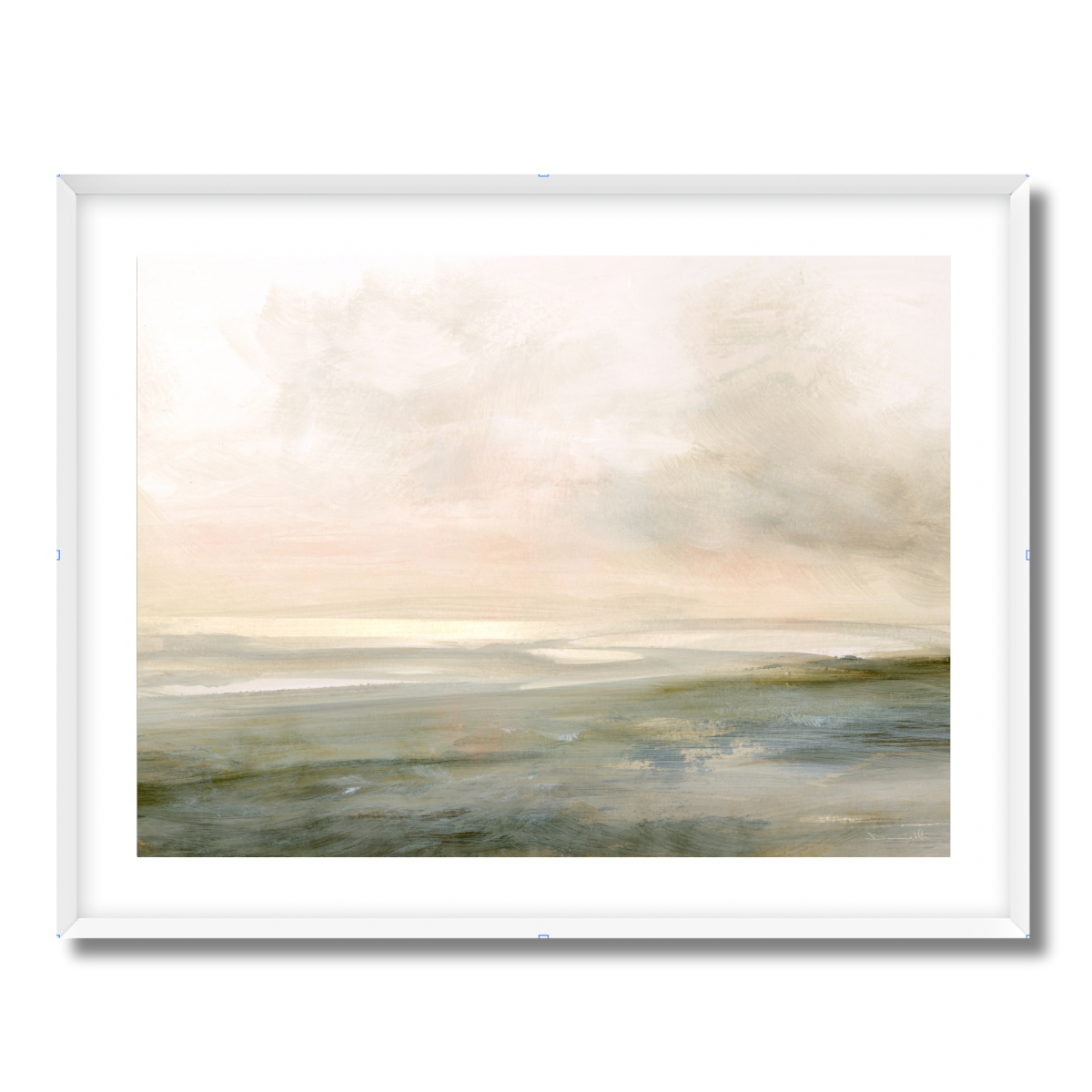 Low Tide Summer Fine Art Paper Print