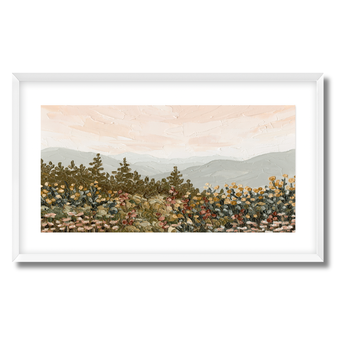 Appalachian Sunrise Panorama Fine Art Paper Print