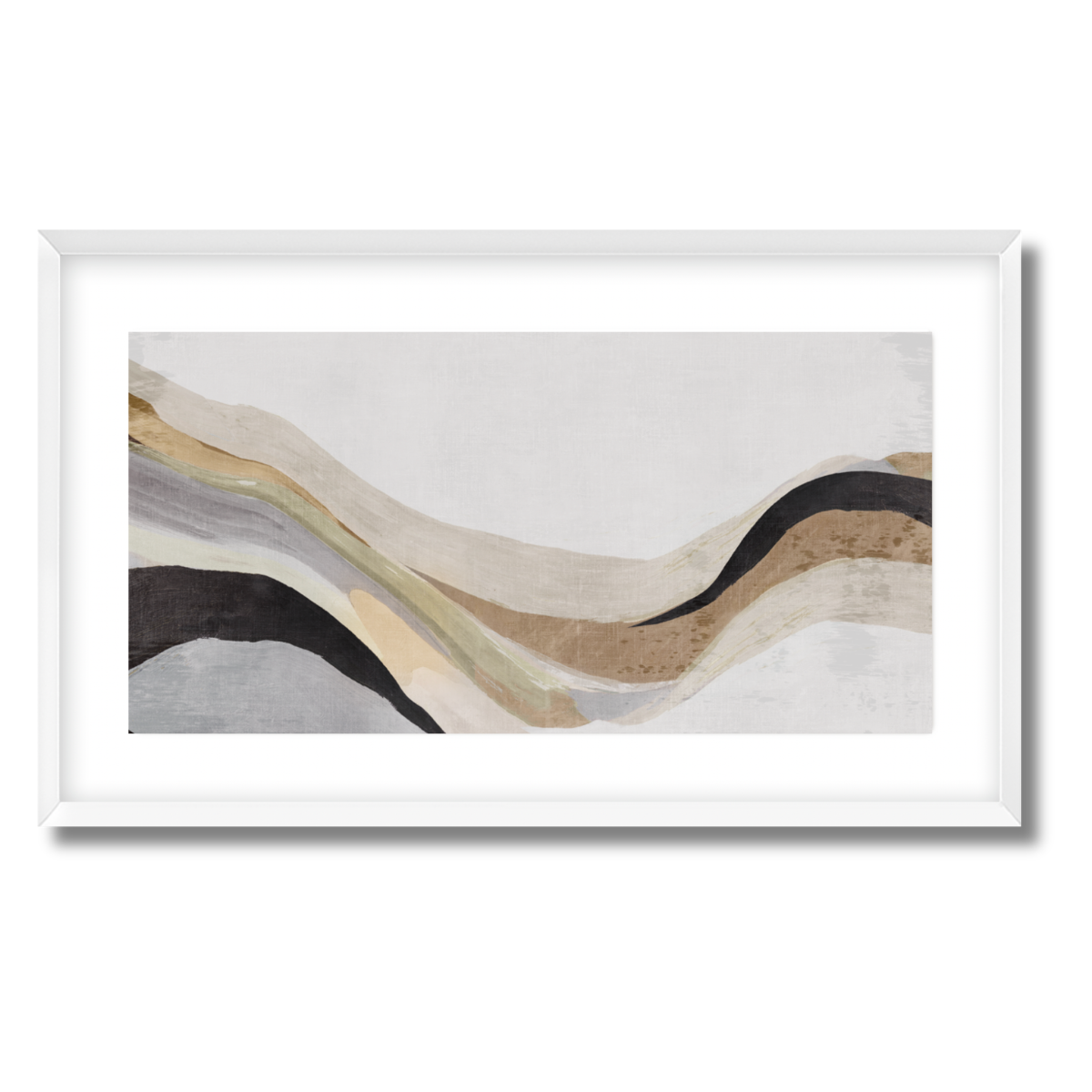 Luminous Waves Panorama Fine Art Paper Print