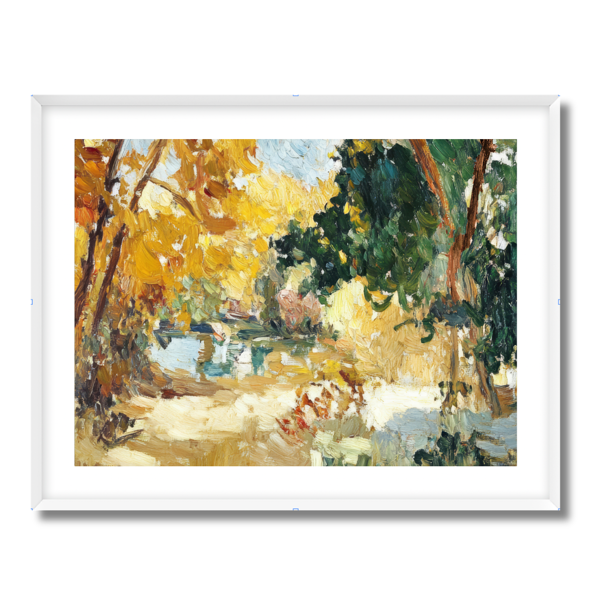Abstract Yellow Fine Art Paper Print