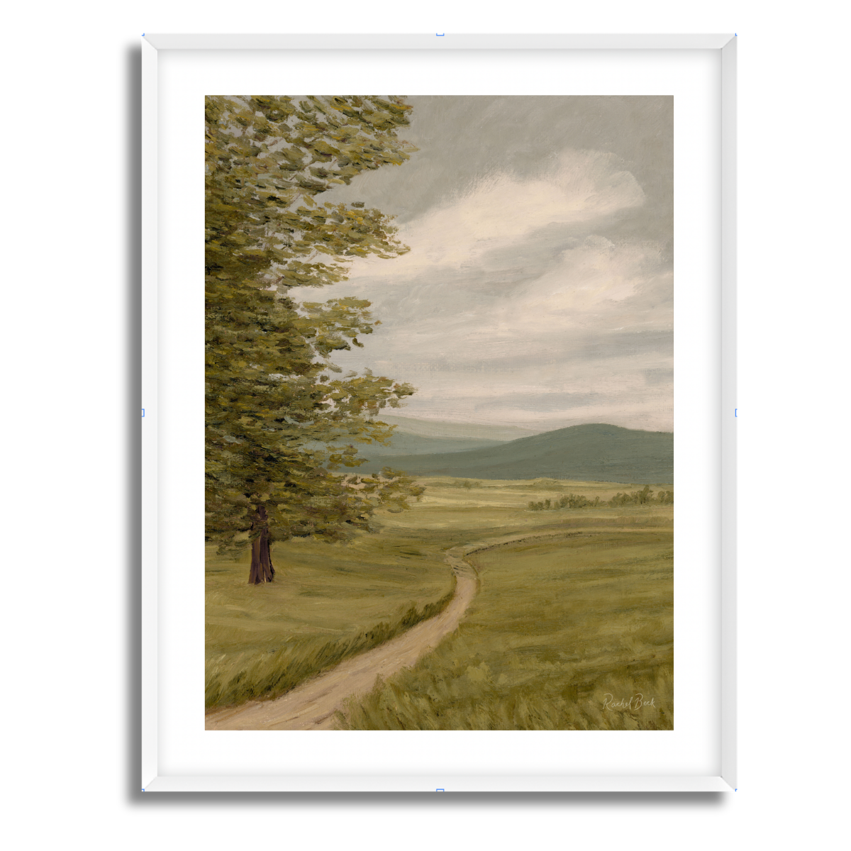 Mountain Path No 150 Fine Art Paper Print