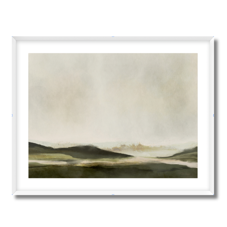 Morning Walk Fine Art Paper Print