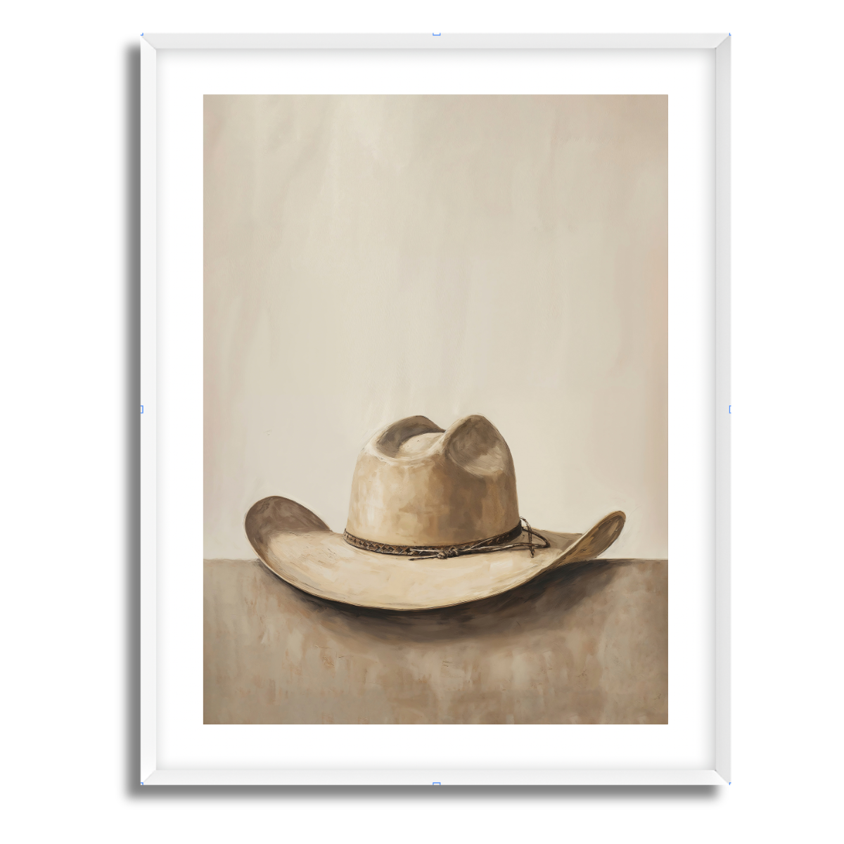 Tan Hat Fine Art Paper Print