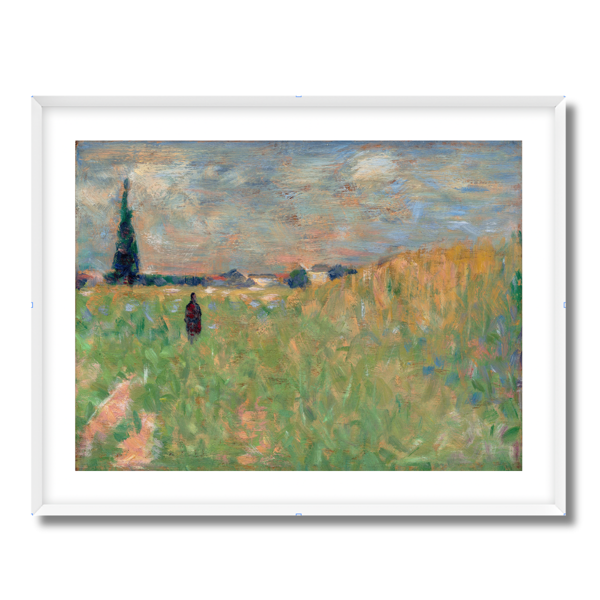 A Summer Landscape by Georges Seurat 1883 Fine Art Paper Print