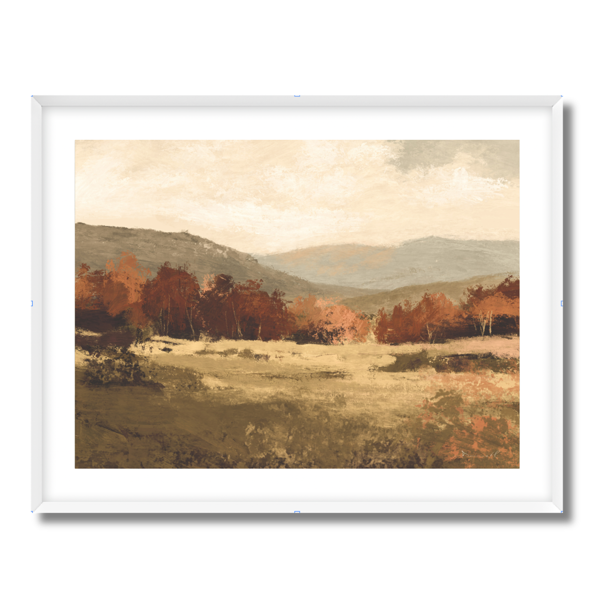 November Moor Fine Art Paper Print