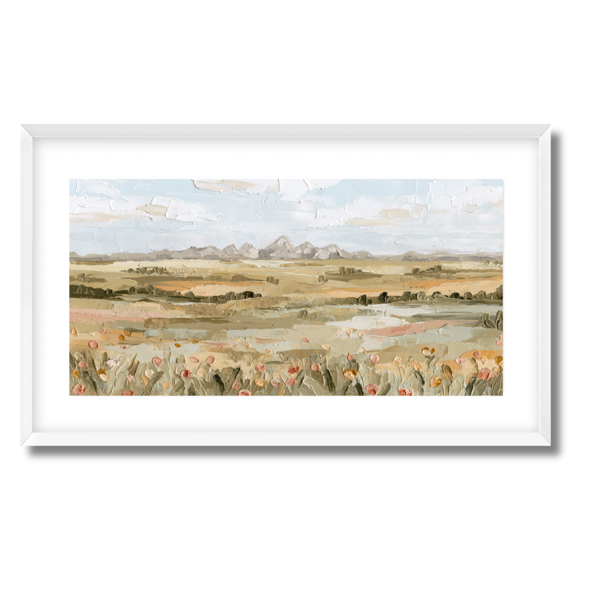 Grand Tetons Panorama Fine Art Paper Print