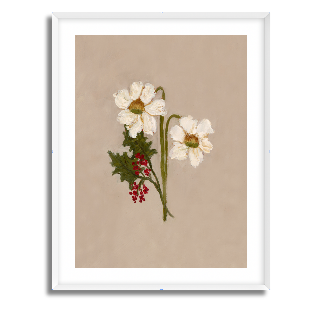 December Birth Flower Fine Art Paper Print