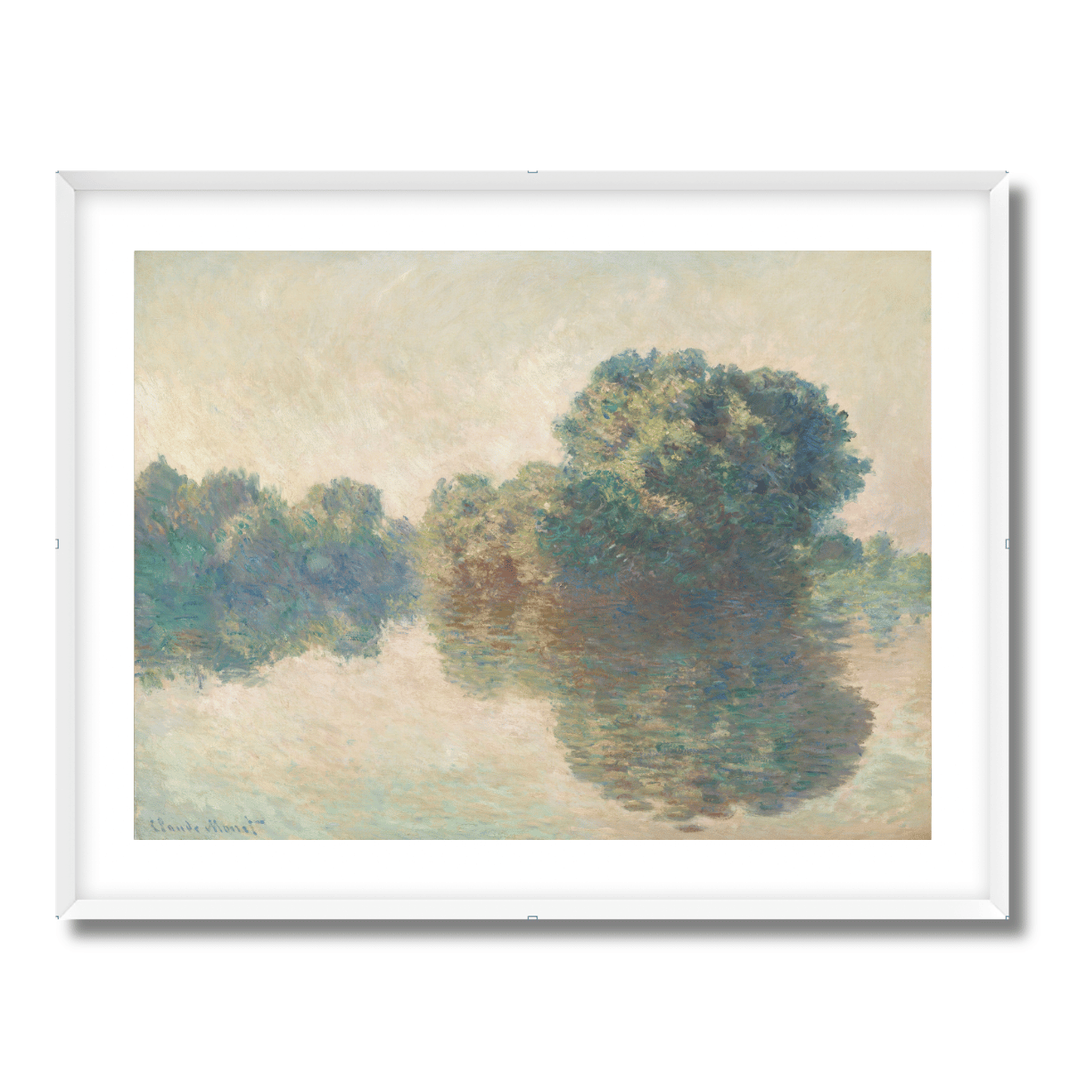 The Seine at Giverny by Claude Monet 1897 Fine Art Paper Print