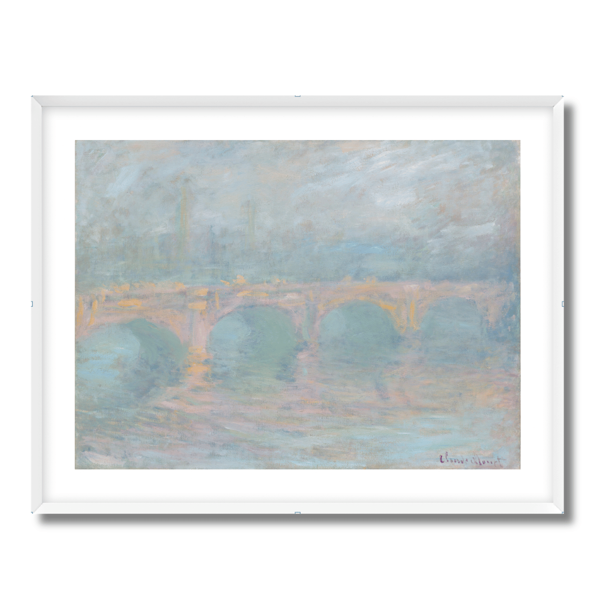 Waterloo Bridge by Claude Monet 1904 Fine Art Paper Print