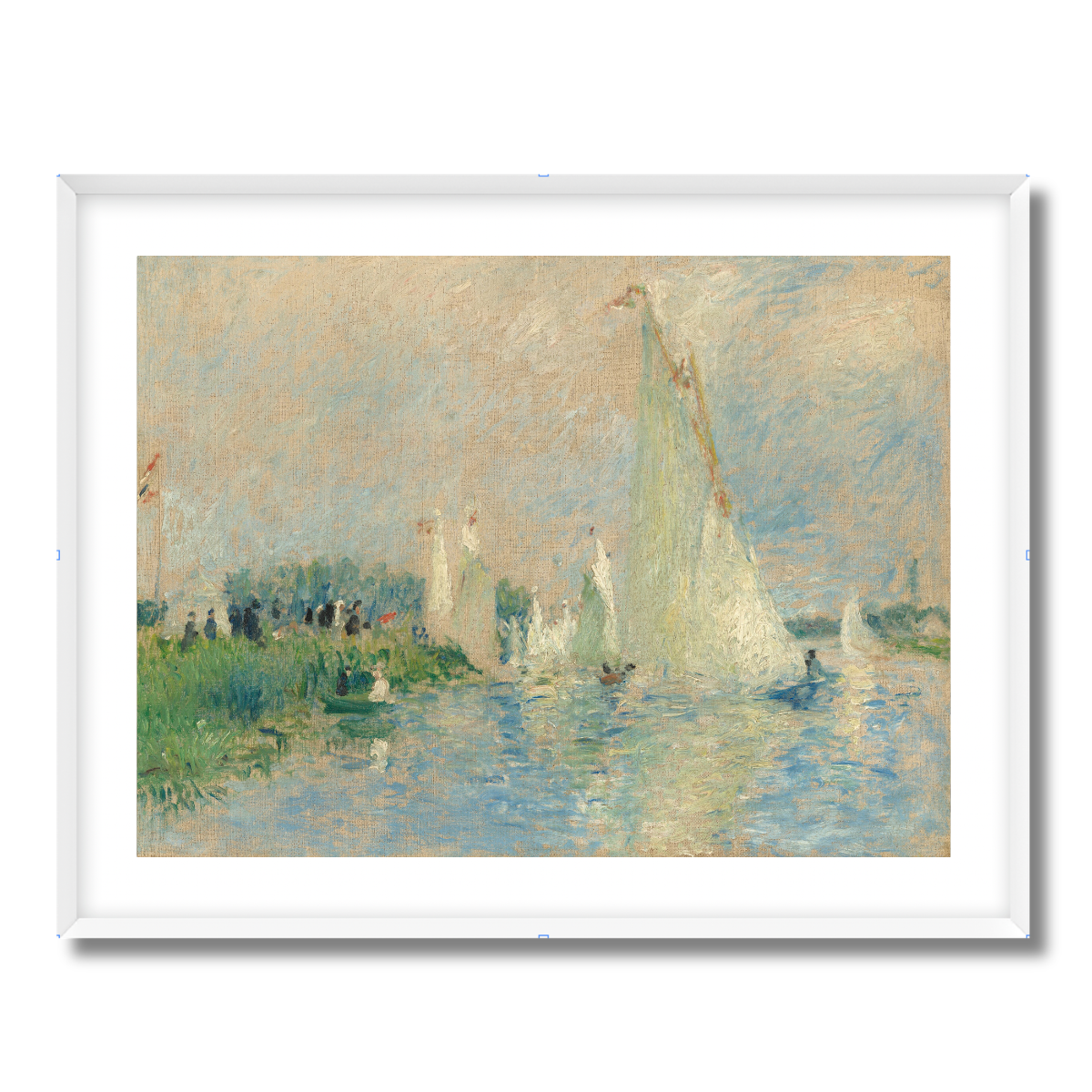 Regatta at Argenteuil by Auguste Renoir 1874 Fine Art Paper Print