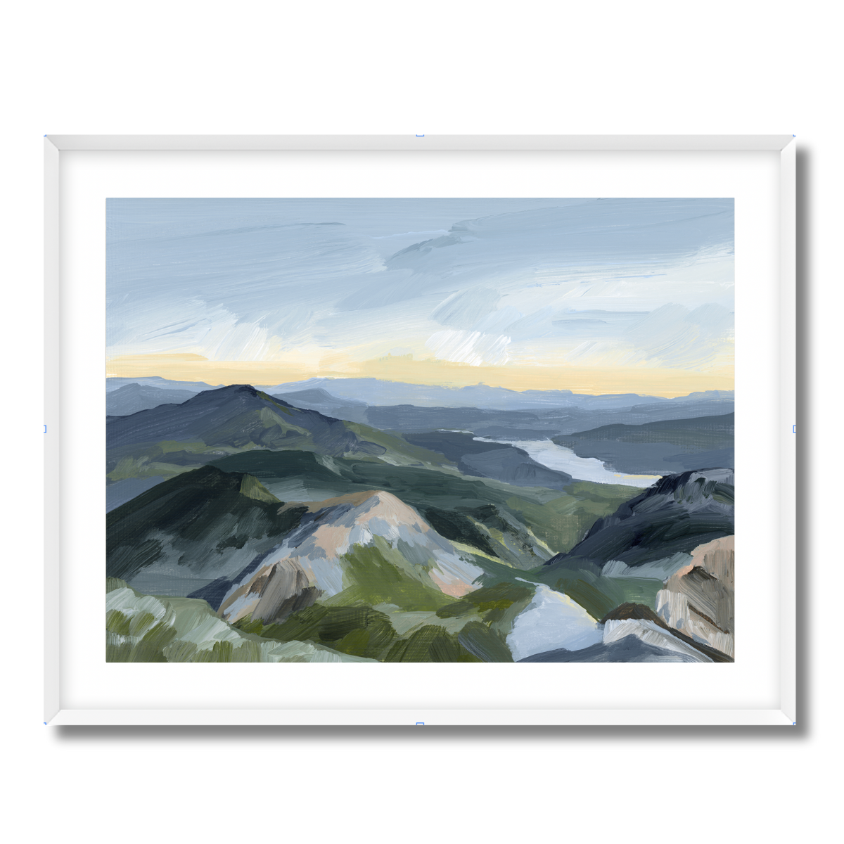 Peaks and Valleys Fine Art Paper Print