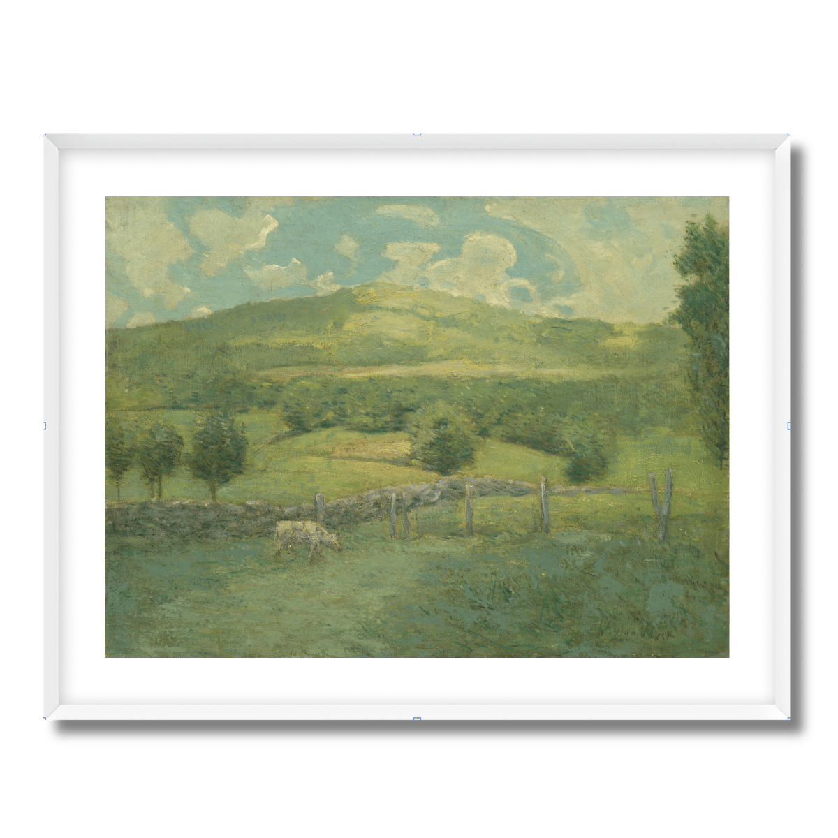Obweebetuck by Julian Alden Weir 1908 Fine Art Paper Print