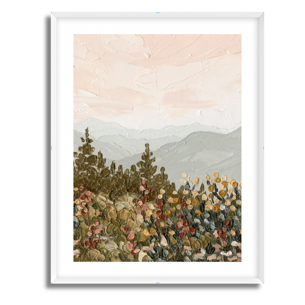 Appalachian Sunrise Portrait Fine Art Paper Print