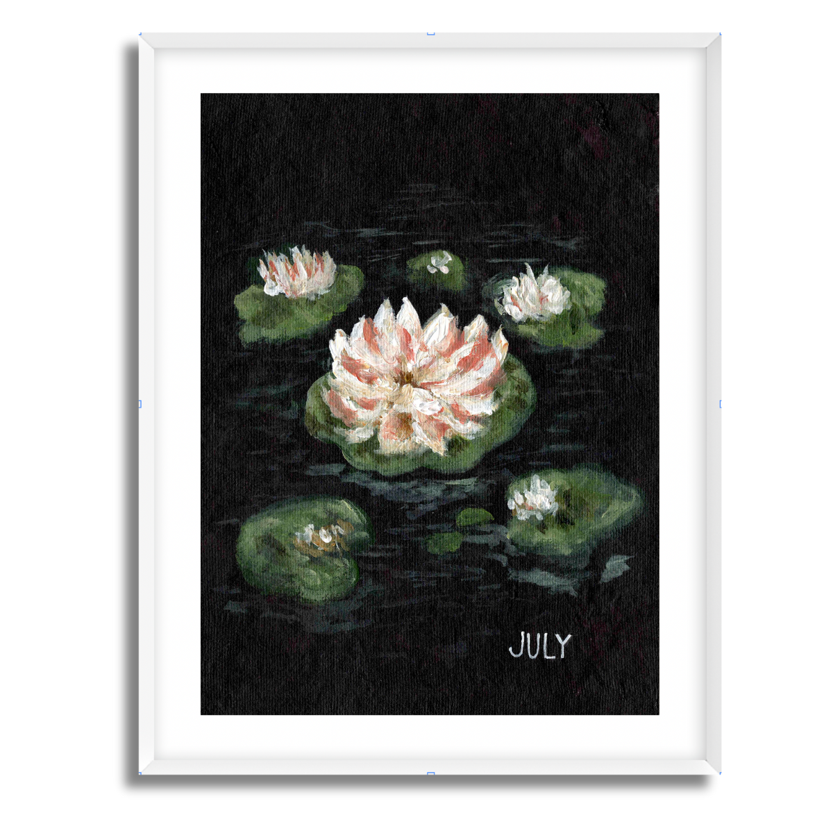We Remember July Birth Flower Fine Art Paper Print