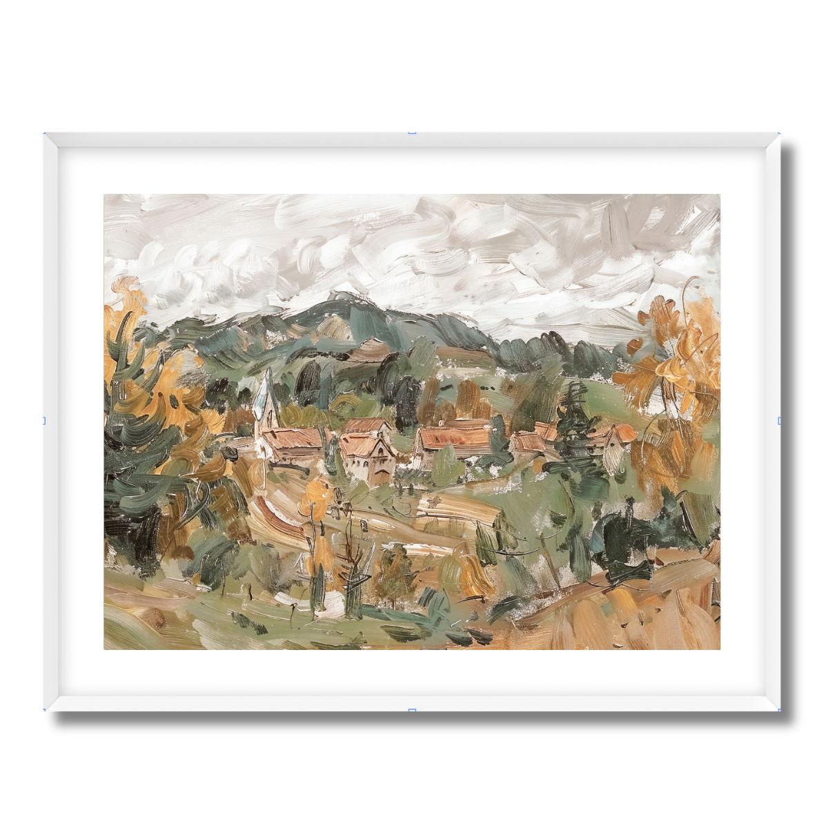 Village Fine Art Paper Print