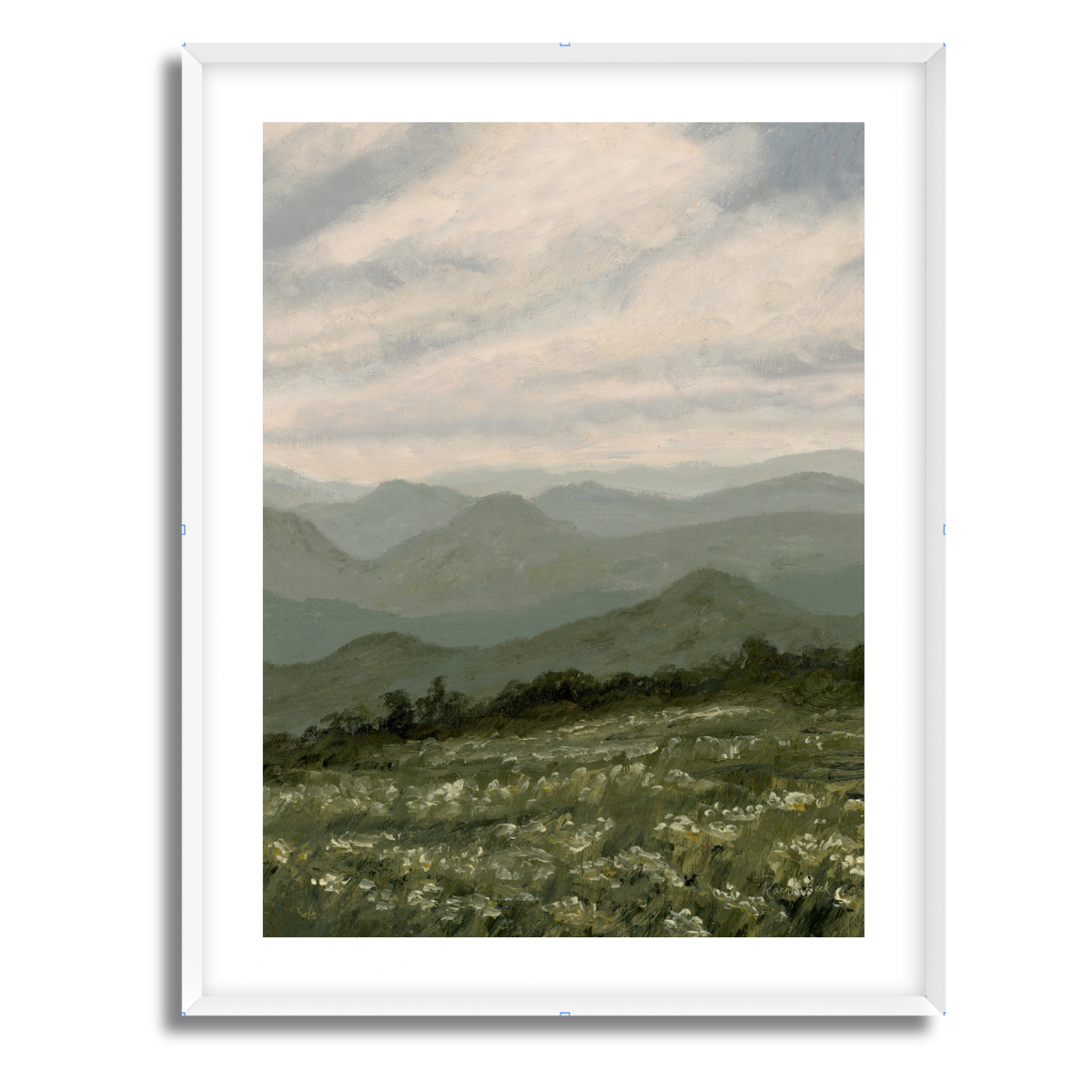 Smoky Mountains No 4 Fine Art Paper Print