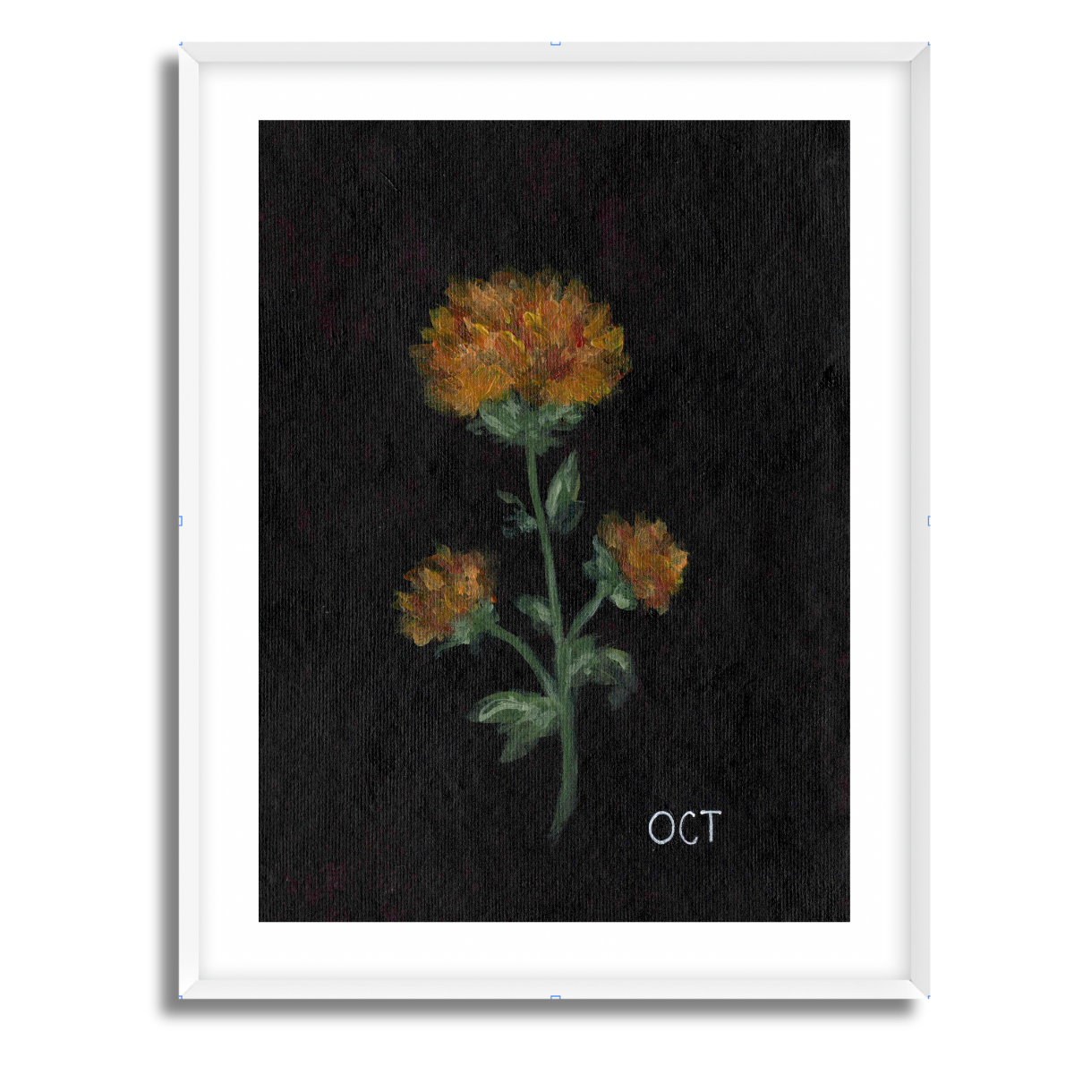 We Remember October Birth Flower Fine Art Paper Print