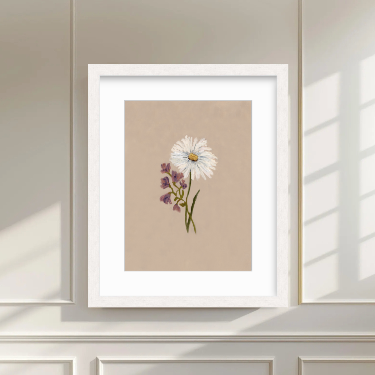 April Birth Flower Premium Fine Art Paper Print