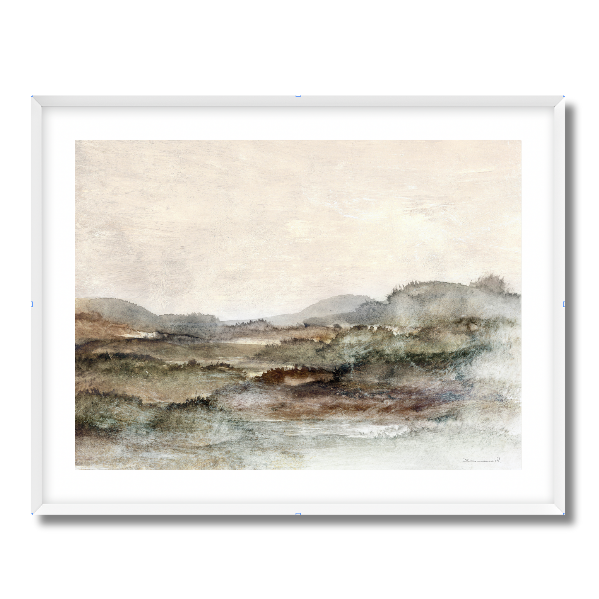 Meadow Trees Fine Art Paper Print
