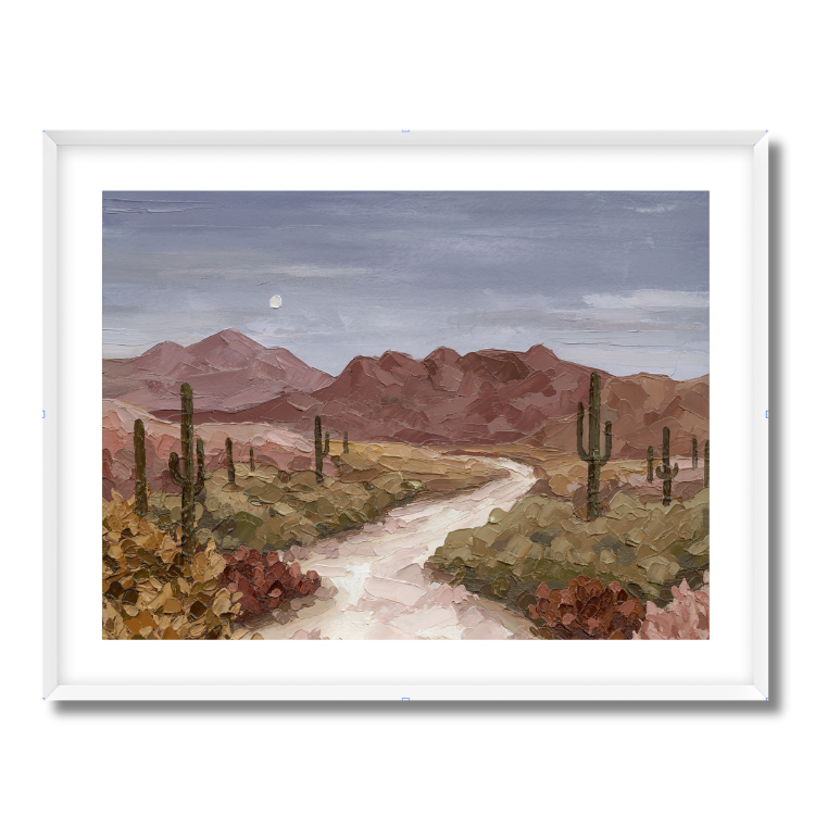 Desert Dusk Fine Art Paper Print