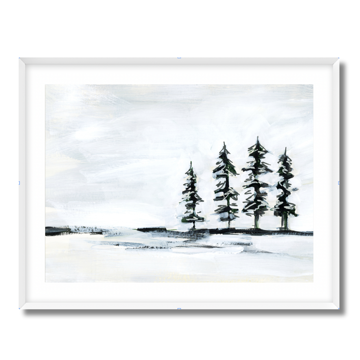 Winter Pines Fine Art Paper Print