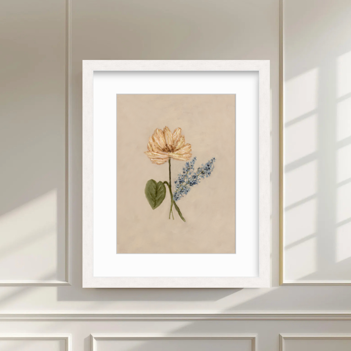 July Birth Flower Premium Fine Art Paper Print