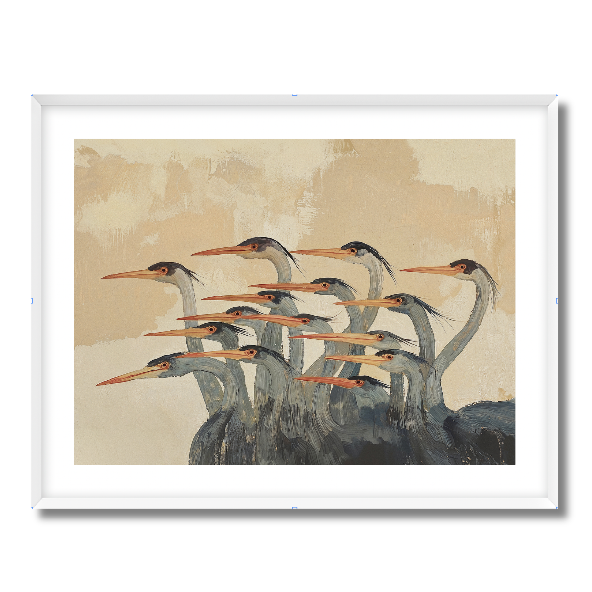 Herons Fine Art Paper Print