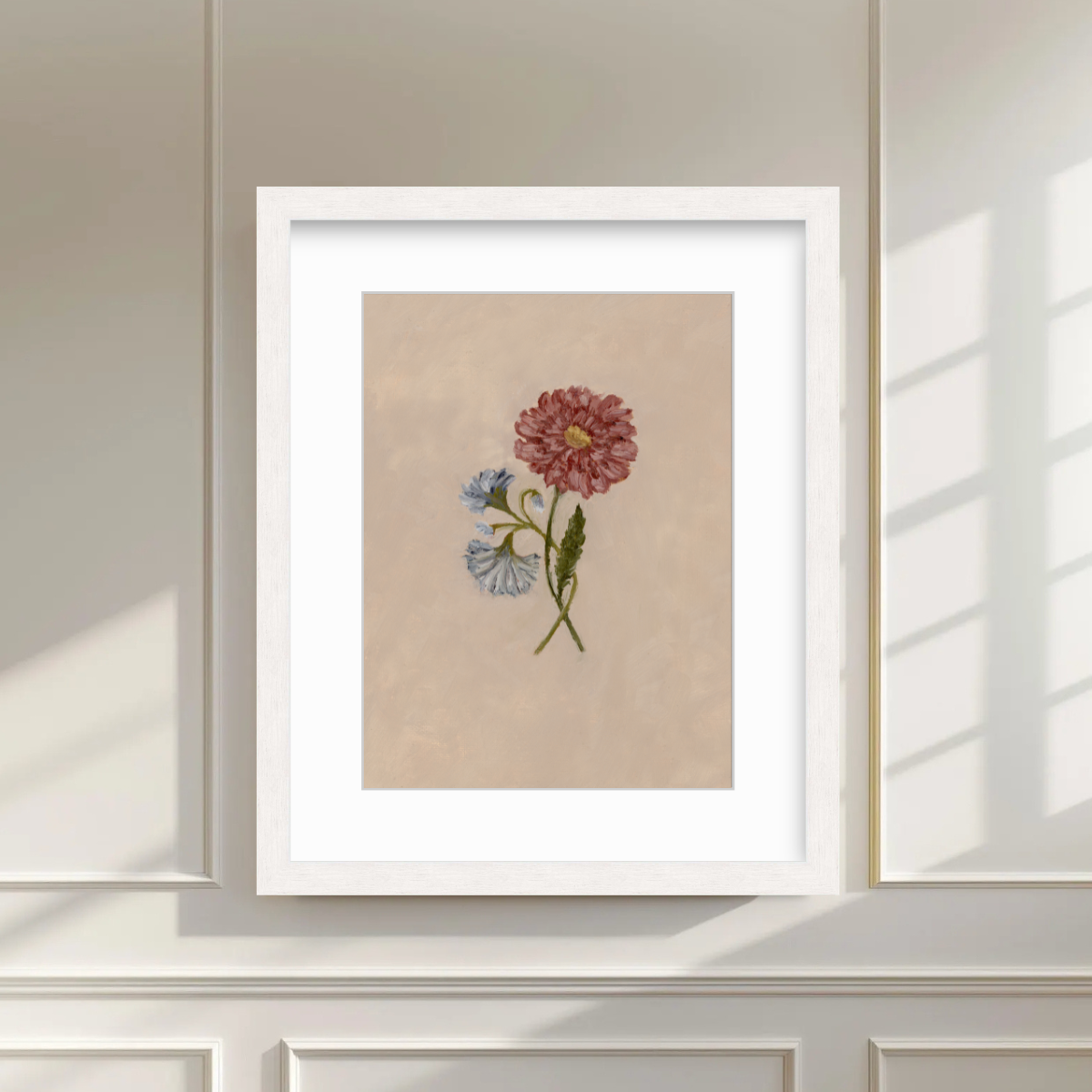 September Birth Flower Premium Fine Art Paper Print