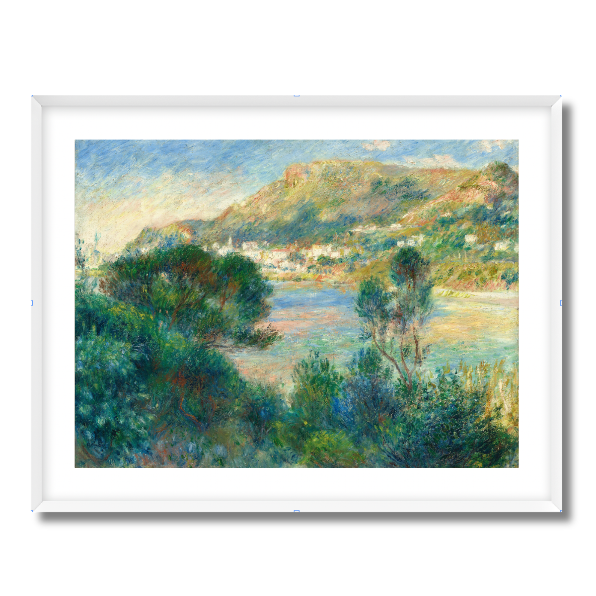 View of Monte Carlo From Cap Martin by Auguste Renoir 1884 Fine Art Paper Print