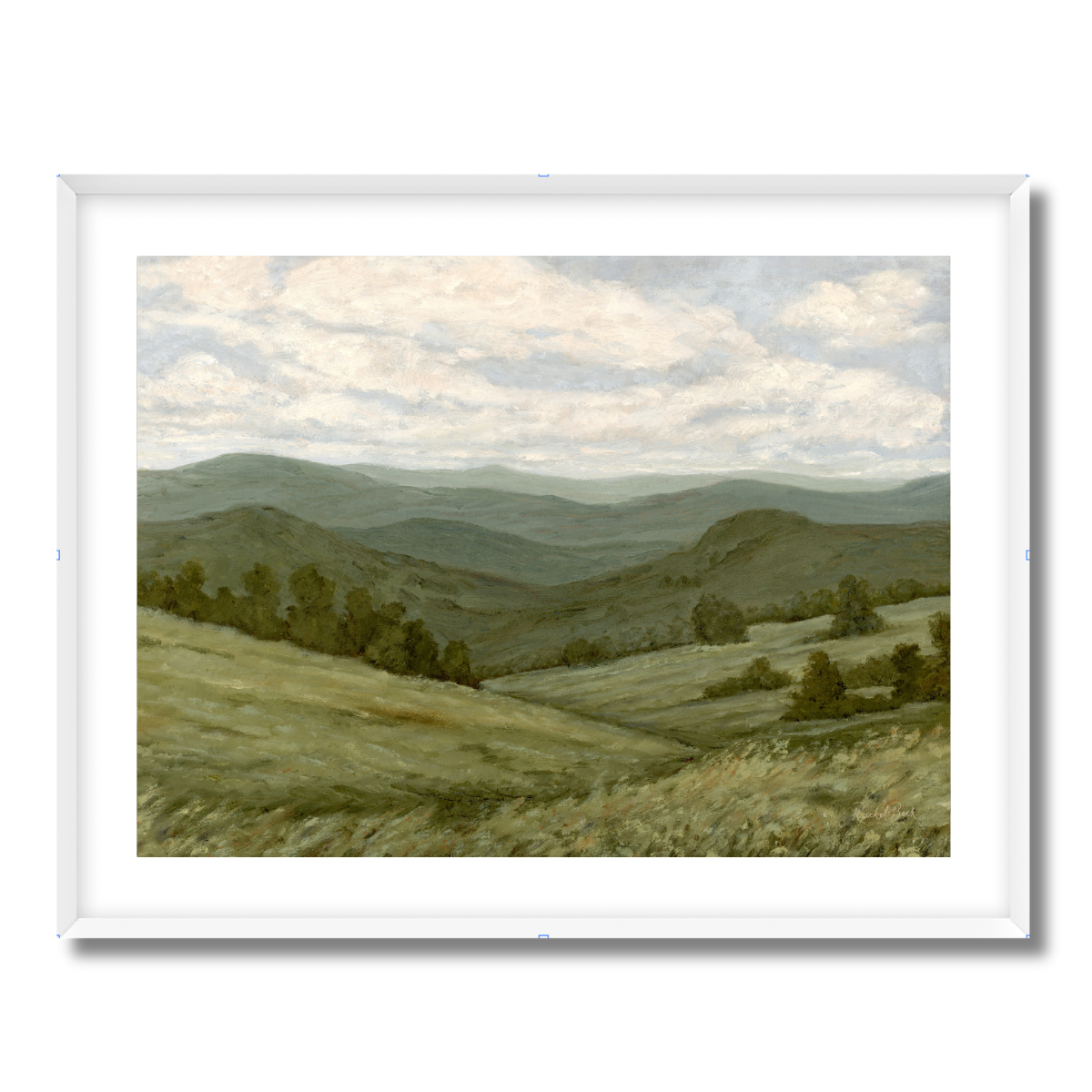 Smoky Overlook Fine Art Paper Print
