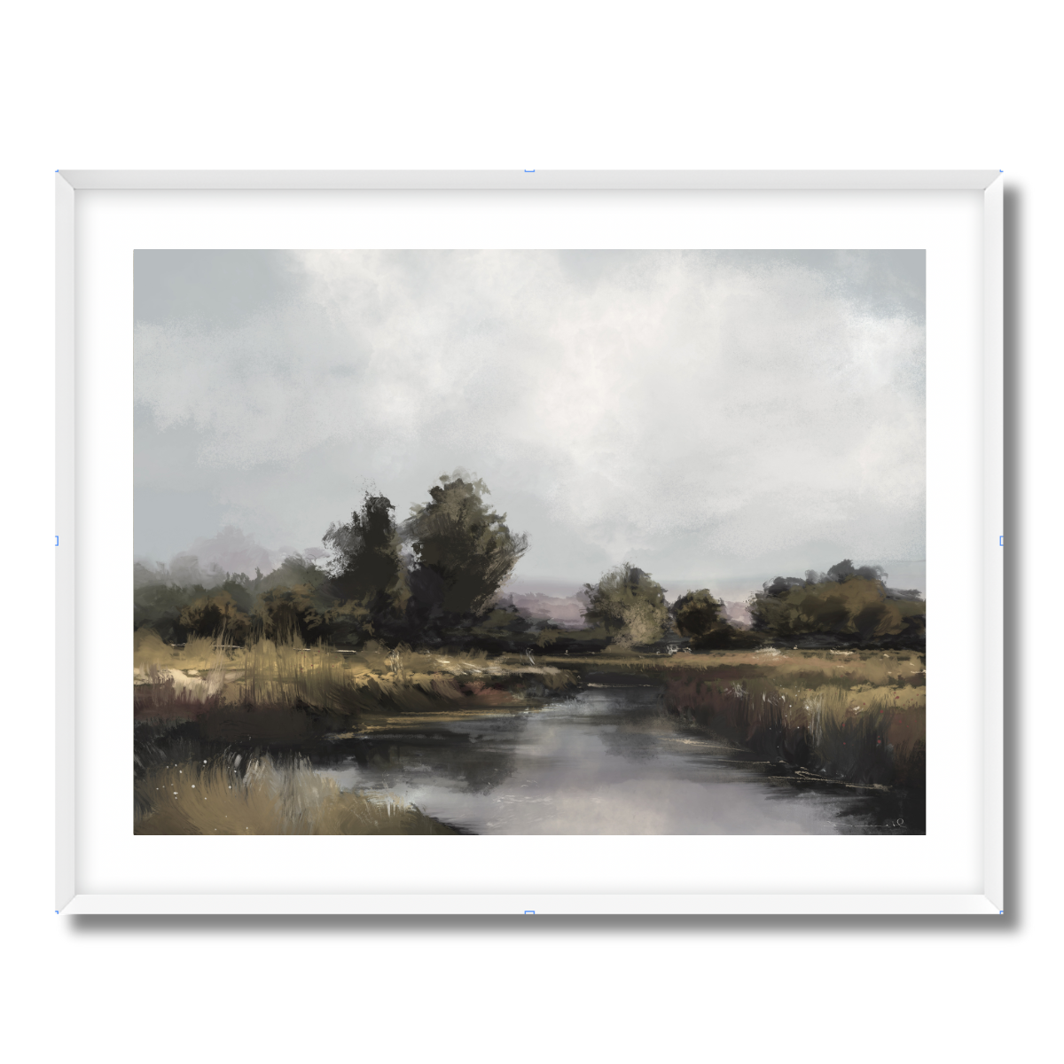 Spring River Fine Art Paper Print