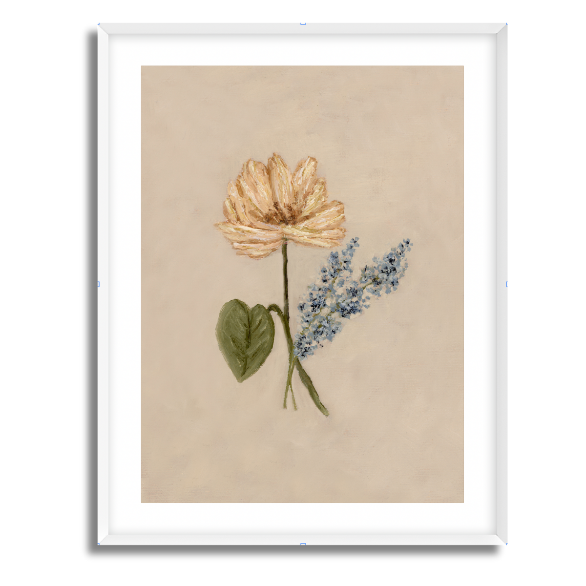 July Birth Flower Fine Art Paper Print