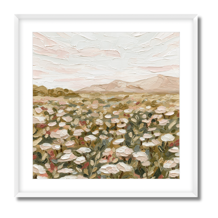Summer Sway Square Fine Art Paper Print
