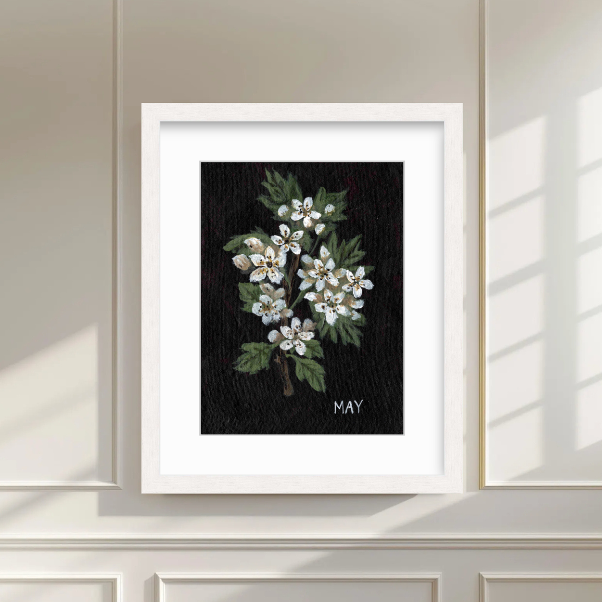 We Remember May Birth Flower Premium Fine Art Paper Print