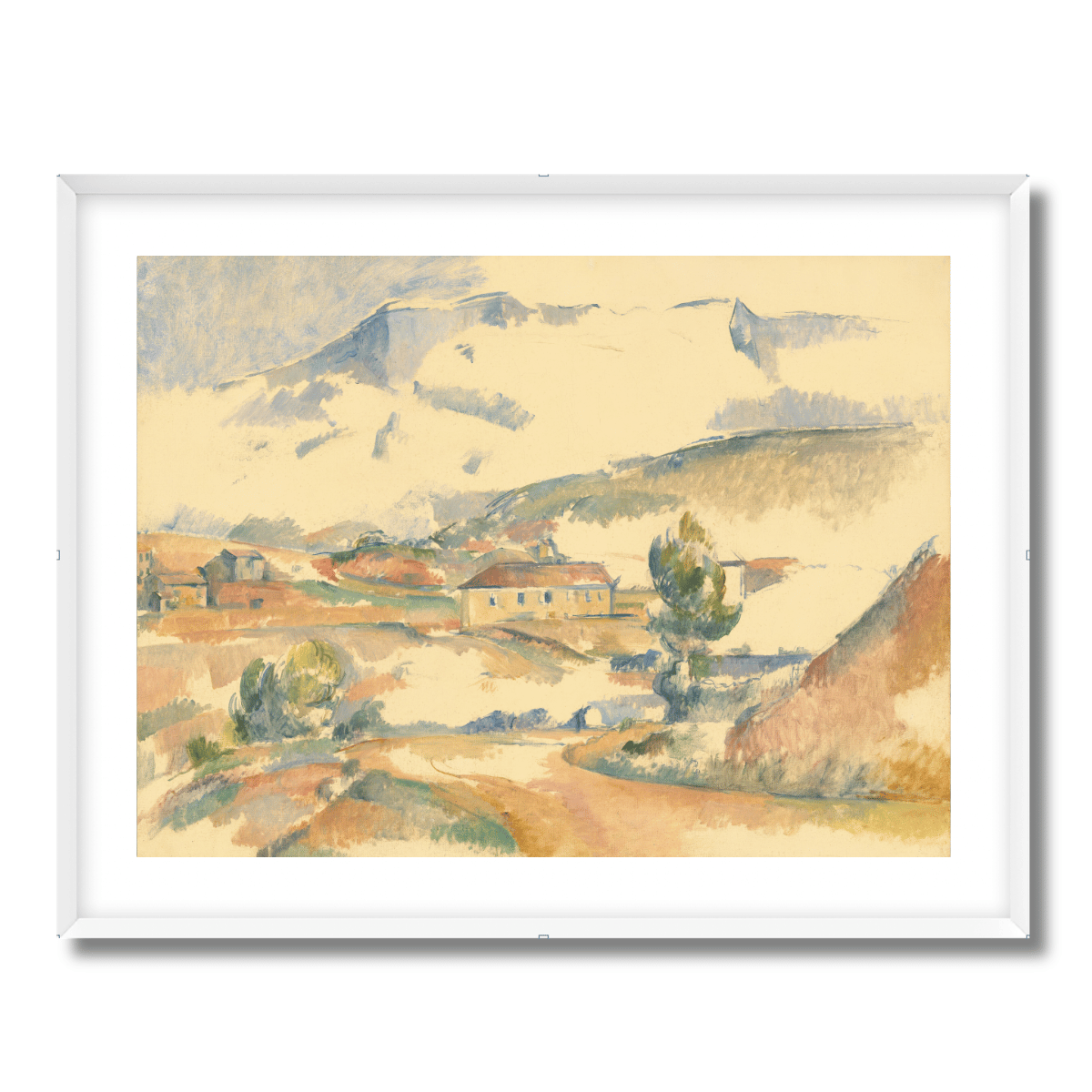Montagne Sainte-Victoire by Paul Cezanne 1887 Fine Art Paper Print