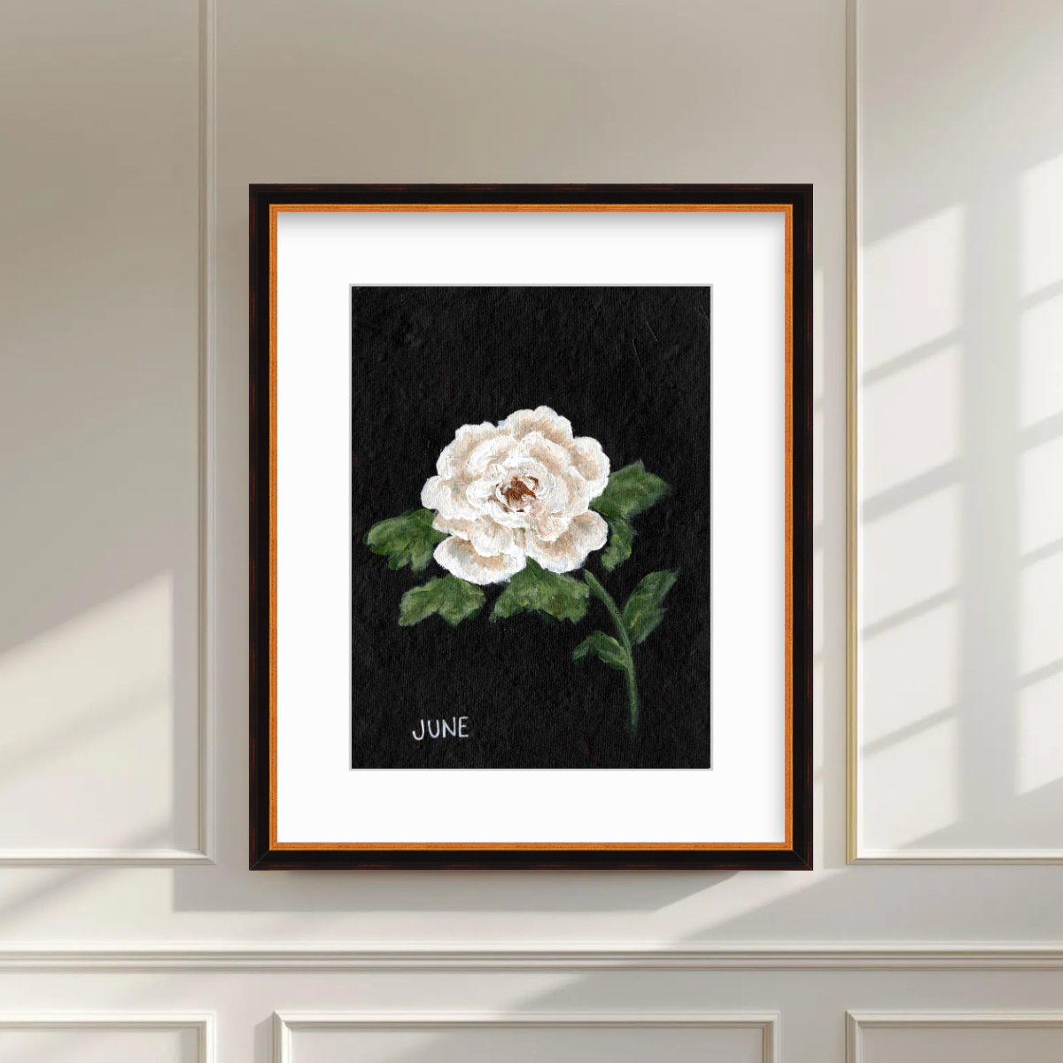 We Remember June Birth Flower Premium Fine Art Paper Print