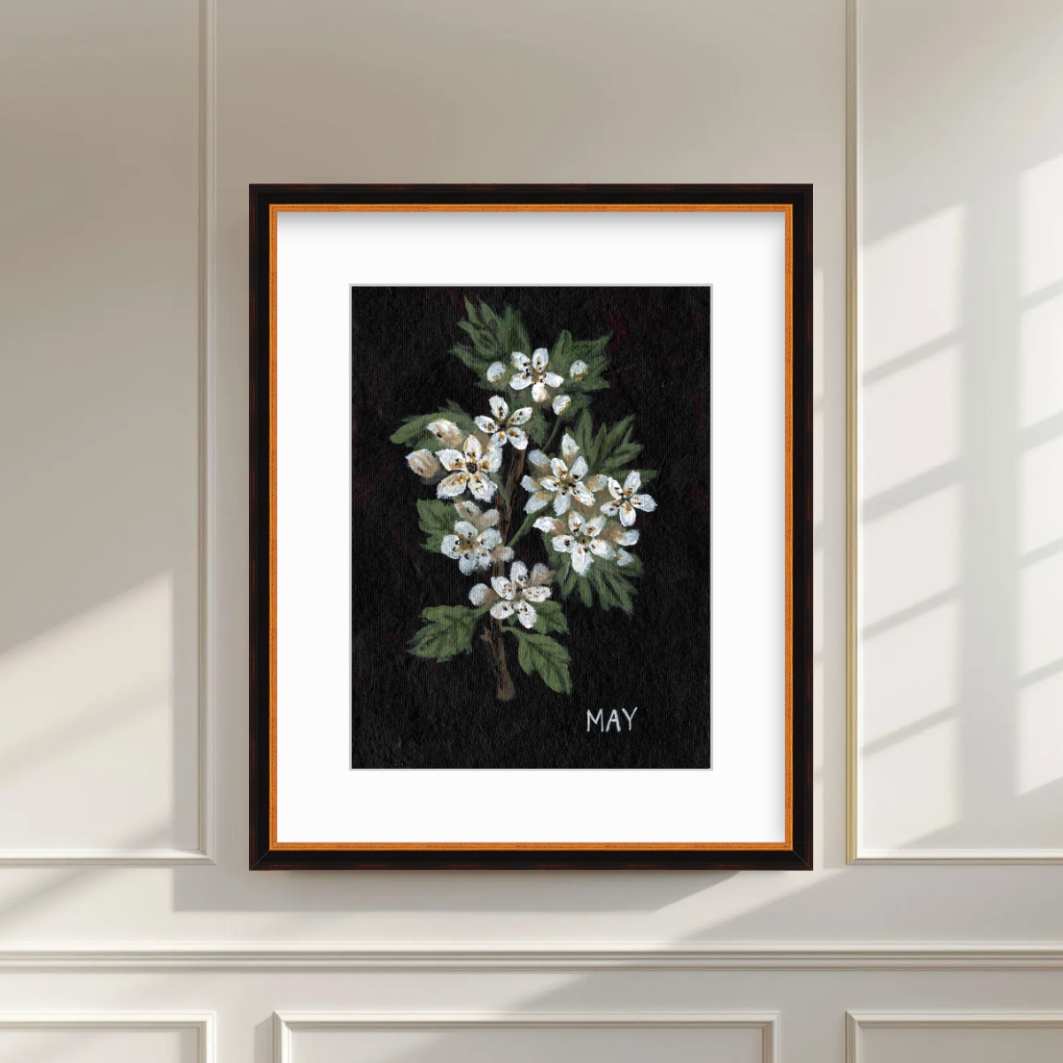 We Remember May Birth Flower Premium Fine Art Paper Print