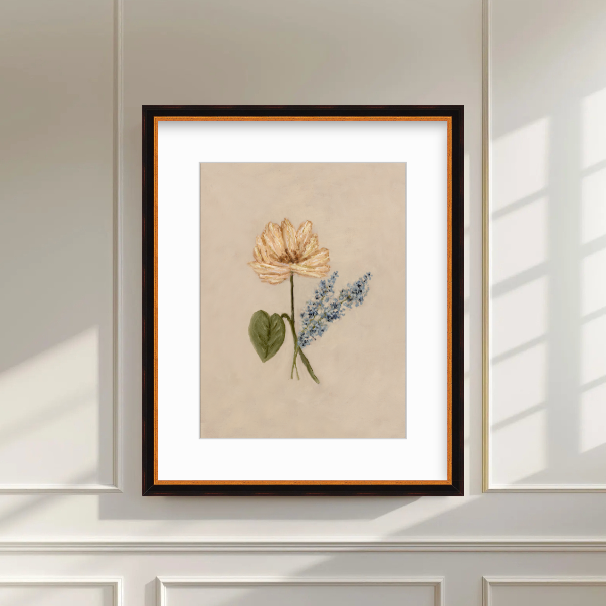 July Birth Flower Premium Fine Art Paper Print